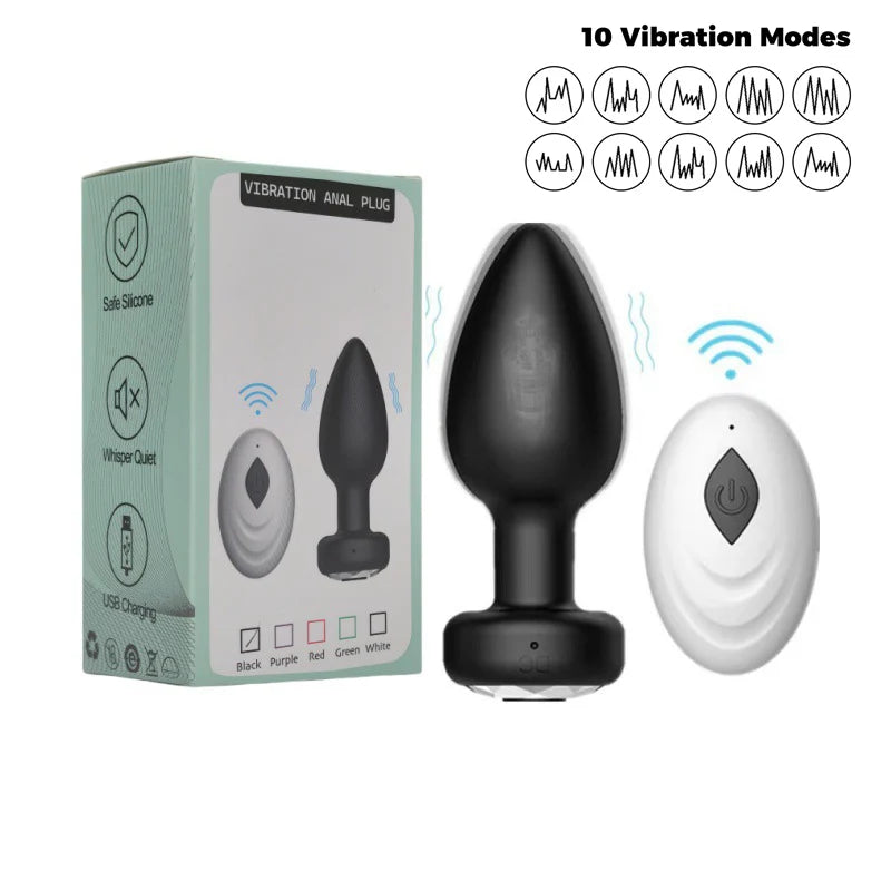 Anal Vibrator with Remote Controller
