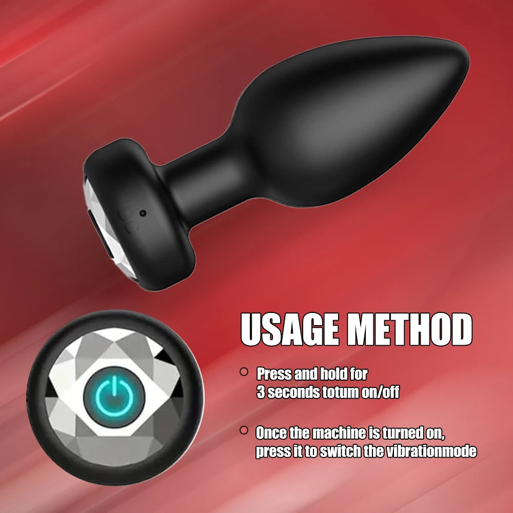 Anal Vibrator with Remote Controller