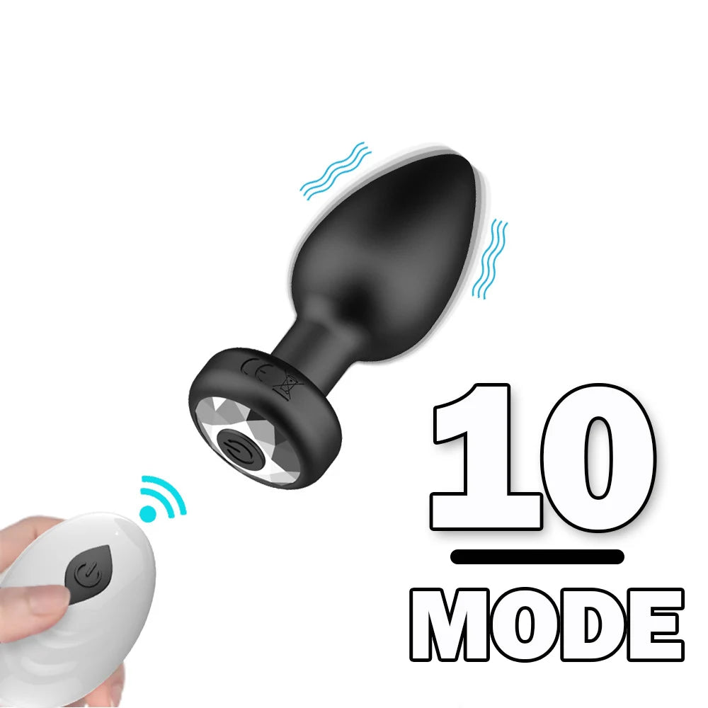 Anal Vibrator with Remote Controller