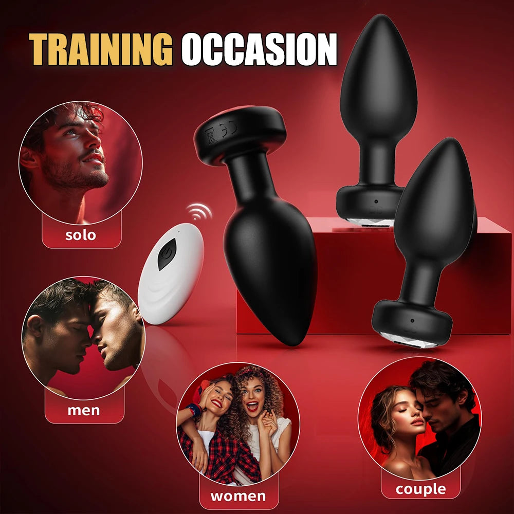 Anal Vibrator with Remote Controller